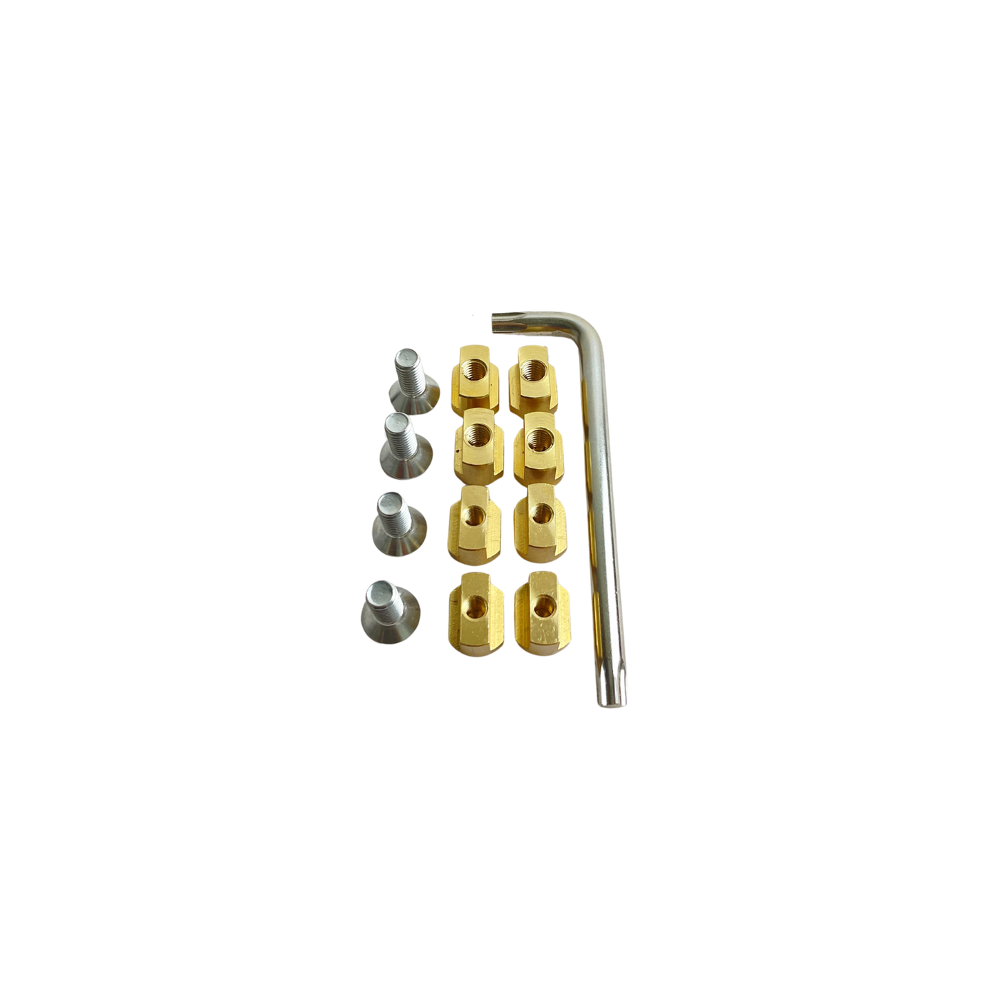 Screw Set Foil Mounting System Air (incl.nuts) (4pcs) TX45 M8x20