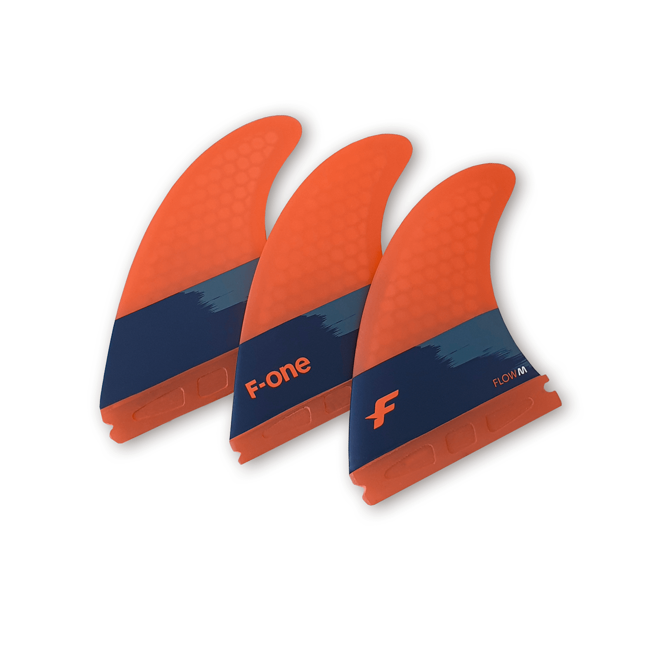 Thruster Set F-ONE FLOW M - PAPAYA Standard