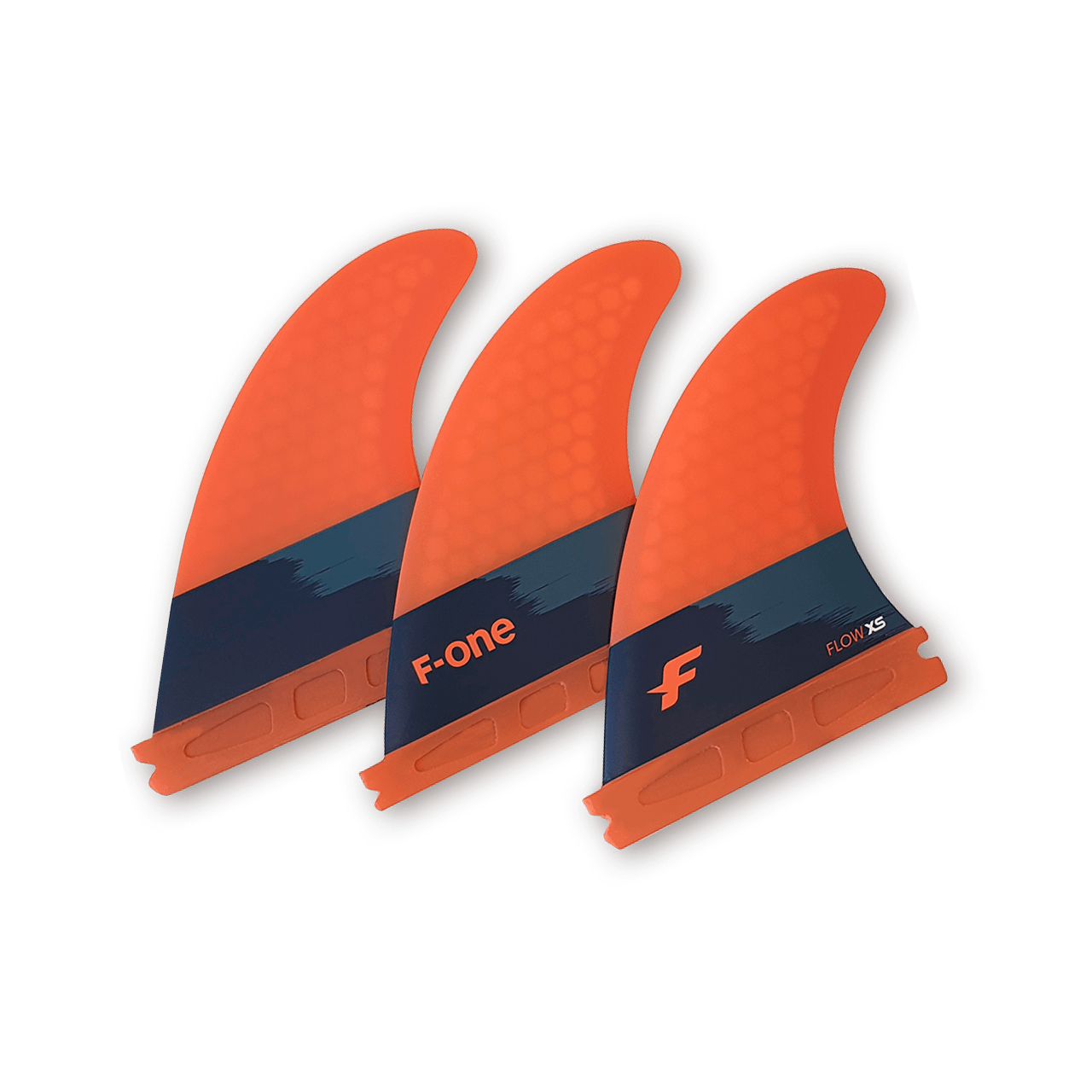 Thruster Set F-ONE FLOW XS - PAPAYA Standard